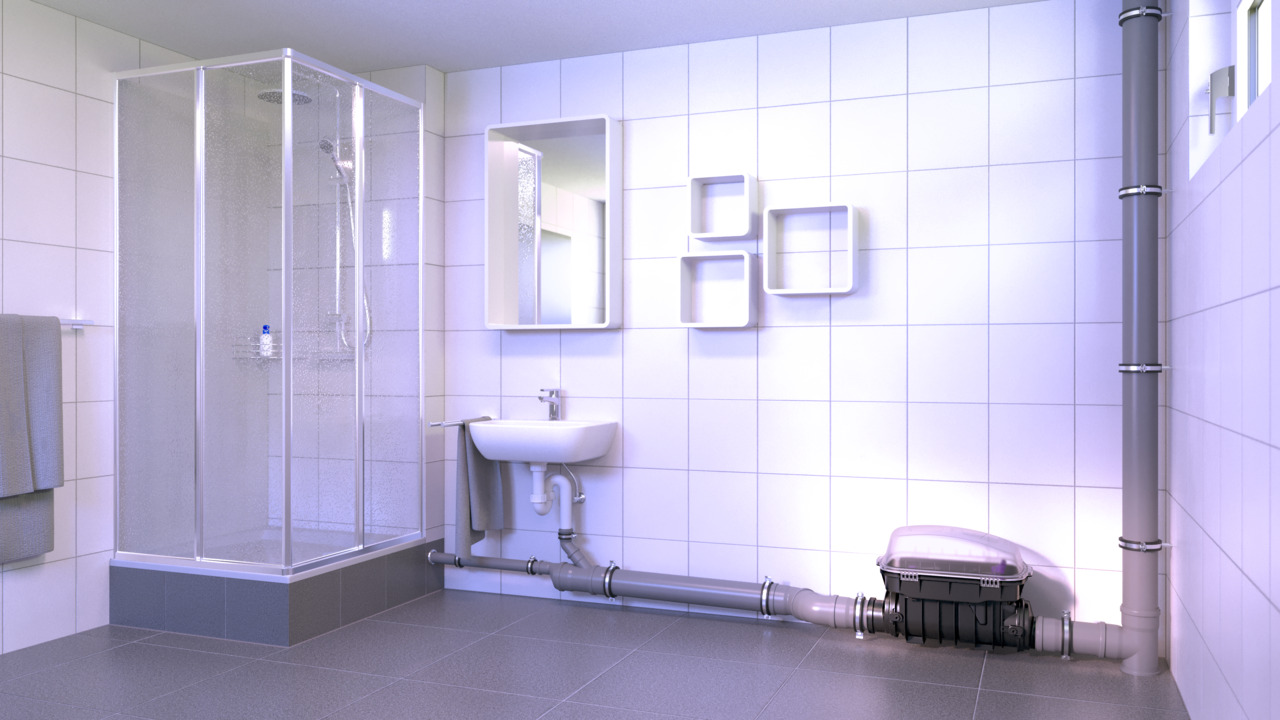 W piwnicy znajduje się pralka i umywalka? W przypadku ścieków niezawierających fekaliów Staufix SWA jest optymalnym rozwiązaniem.