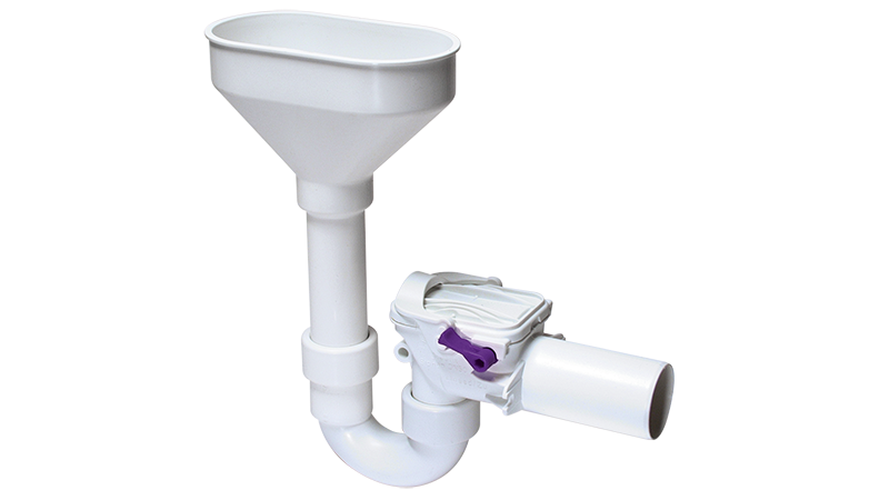 Zawór przeciwzalewowy Staufix Siphon DN 50 z lejkiem dopływowym Zawór przeciwzalewowy Staufix Siphon DN 50 z lejkiem dopływowym