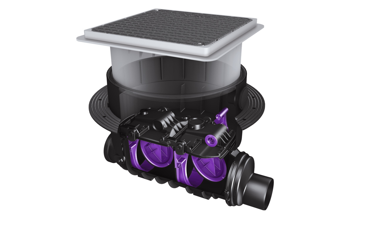 Wersja do montażu w płycie podłogowej Wersja do montażu w płycie podłogowej