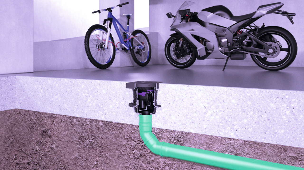 Podziemny parking, magazyn lub warsztat – pewne odwadnianie pomieszczeń piwnicznych jest obowiązkowe.