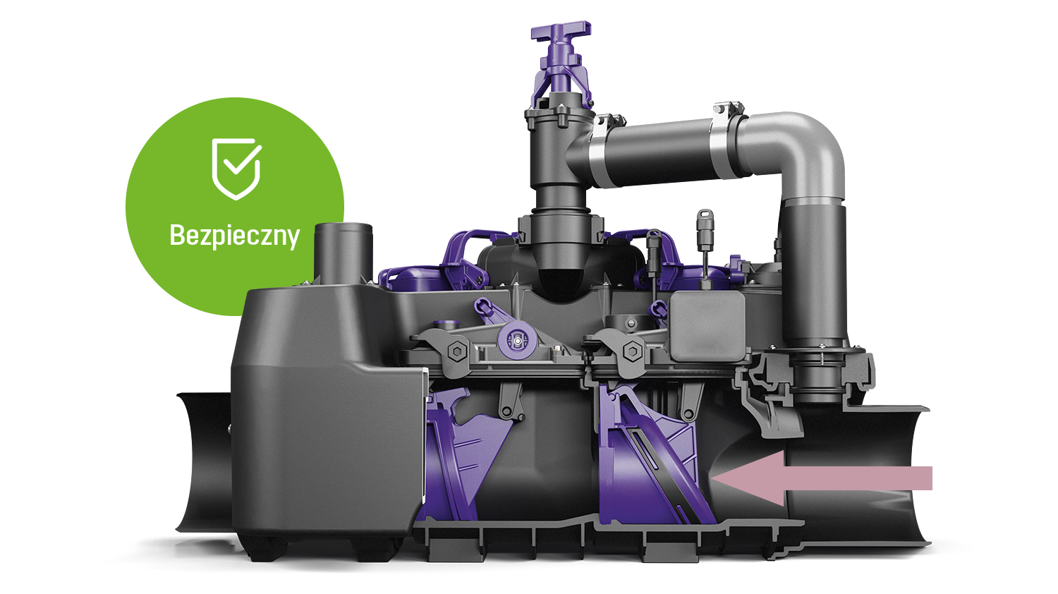 Skuteczna ochrona przed przepływem zwrotnym dzięki Ecolift L Skuteczna ochrona przed przepływem zwrotnym dzięki Ecolift L