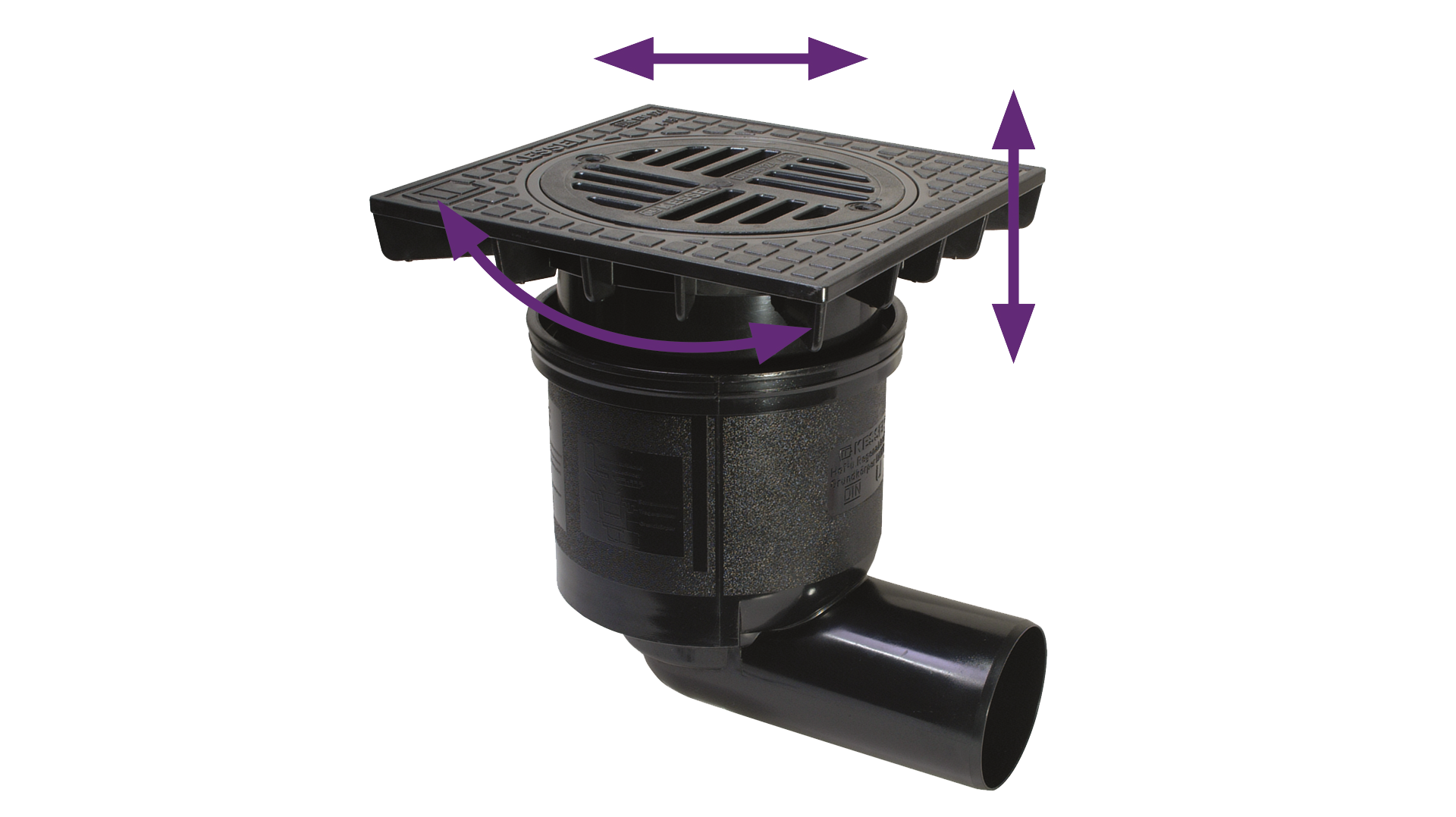 Wpust podwórzowy System 200 do zmiennej zabudowy Wpust podwórzowy System 200 do zmiennej zabudowy