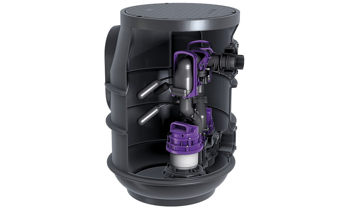 Przepompownia zewnętrzna Aquapump Small Duo Przepompownia zewnętrzna Aquapump Small Duo