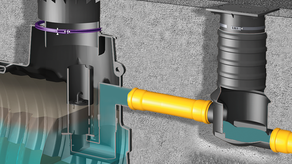Separator oleju/benzyny EasyOil, zamknięcie awaryjne jako ochrona przed wyciekiem Separator oleju/benzyny EasyOil, zamknięcie awaryjne jako ochrona przed wyciekiem