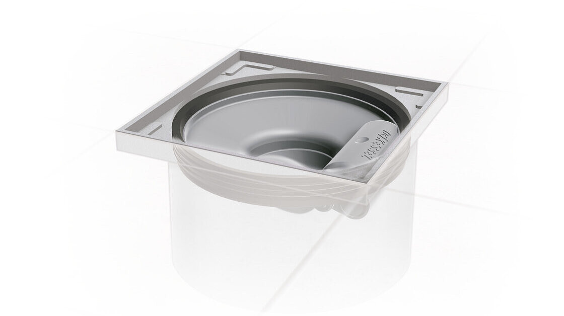 Zabezpieczenie przed nieprzyjemnymi zapachami, pianą i robactwem Multistop w nasadzie Zabezpieczenie przed nieprzyjemnymi zapachami, pianą i robactwem Multistop w nasadzie