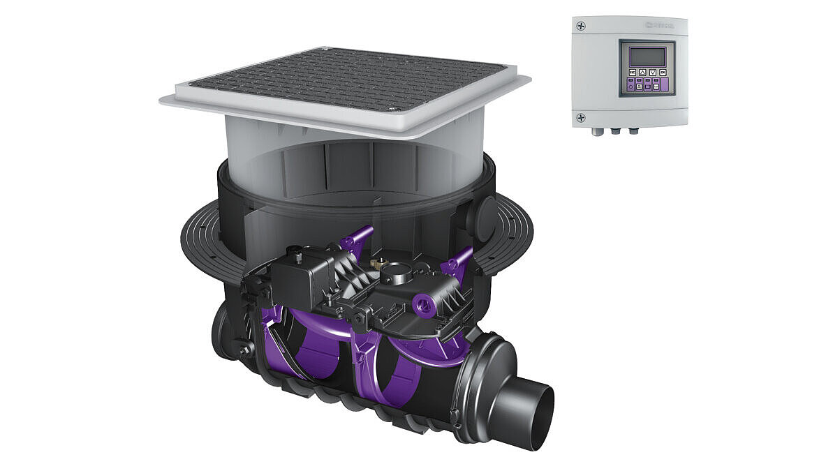 Automatyczny zawór przeciwzalewowy Staufix FKA do zabudowy w płycie podłogowej Automatyczny zawór przeciwzalewowy Staufix FKA do zabudowy w płycie podłogowej
