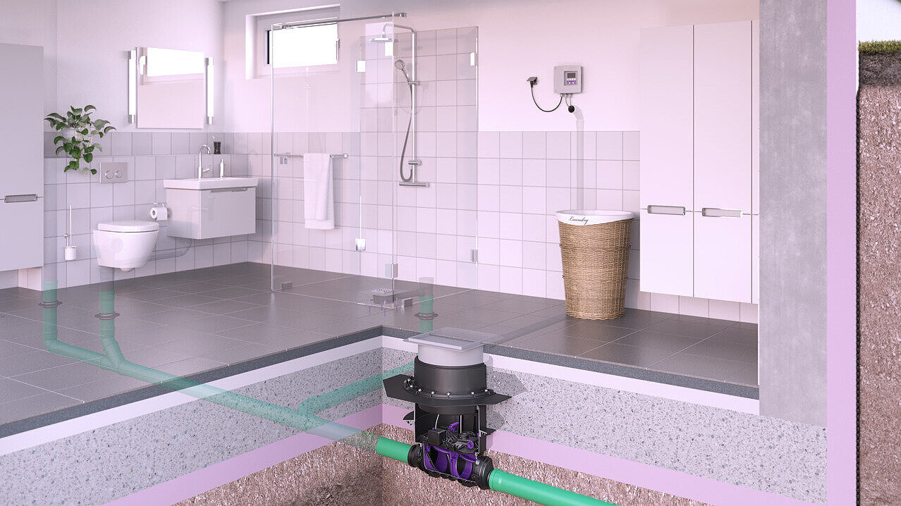 Zawór przeciwzalewowy Staufix FKA montażu na przewodzie swobodnym Zawór przeciwzalewowy Staufix FKA montażu na przewodzie swobodnym