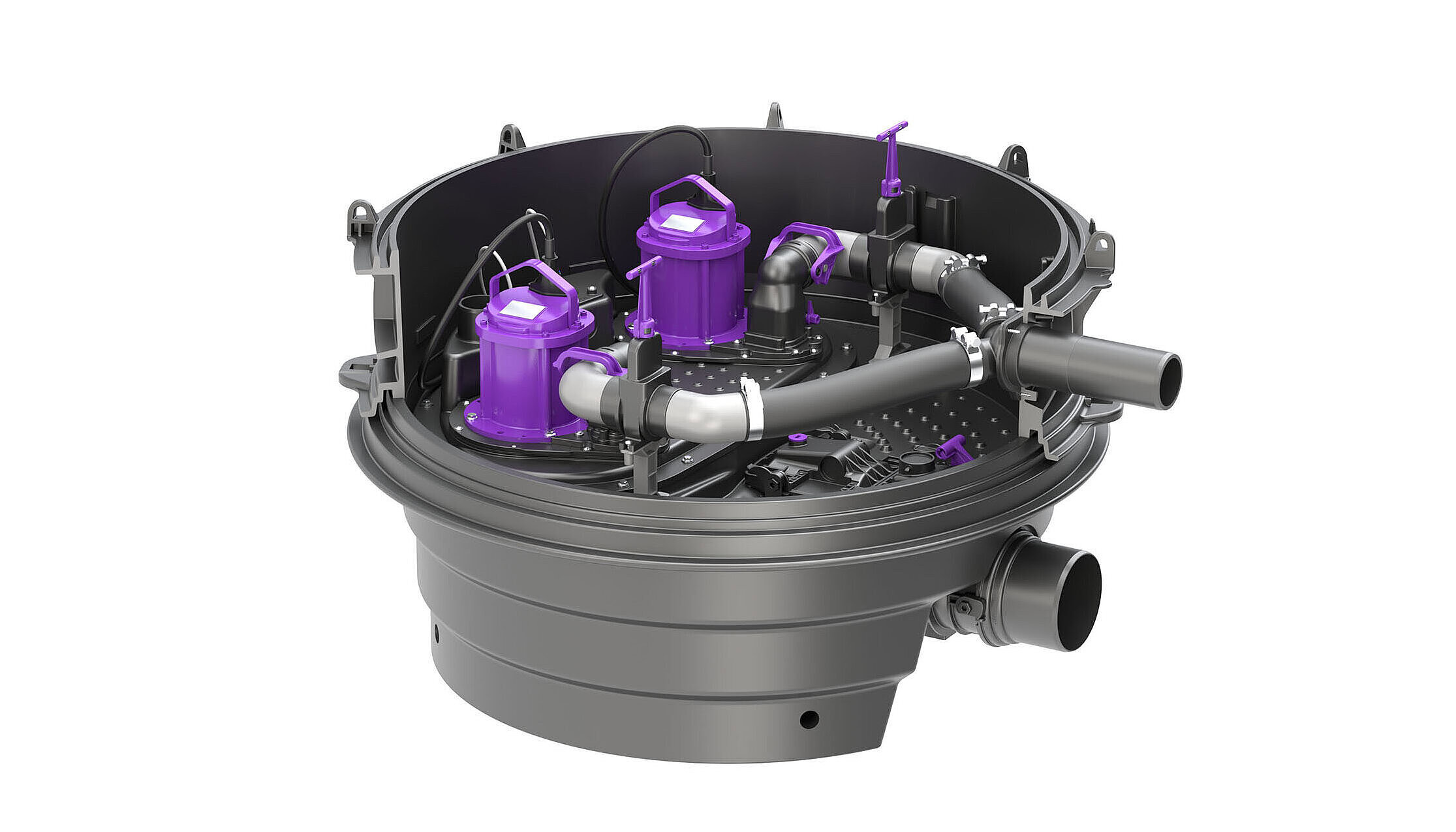 Przepompownia hybrydowa Ecolift XL, ustawienie suche Przepompownia hybrydowa Ecolift XL, ustawienie suche